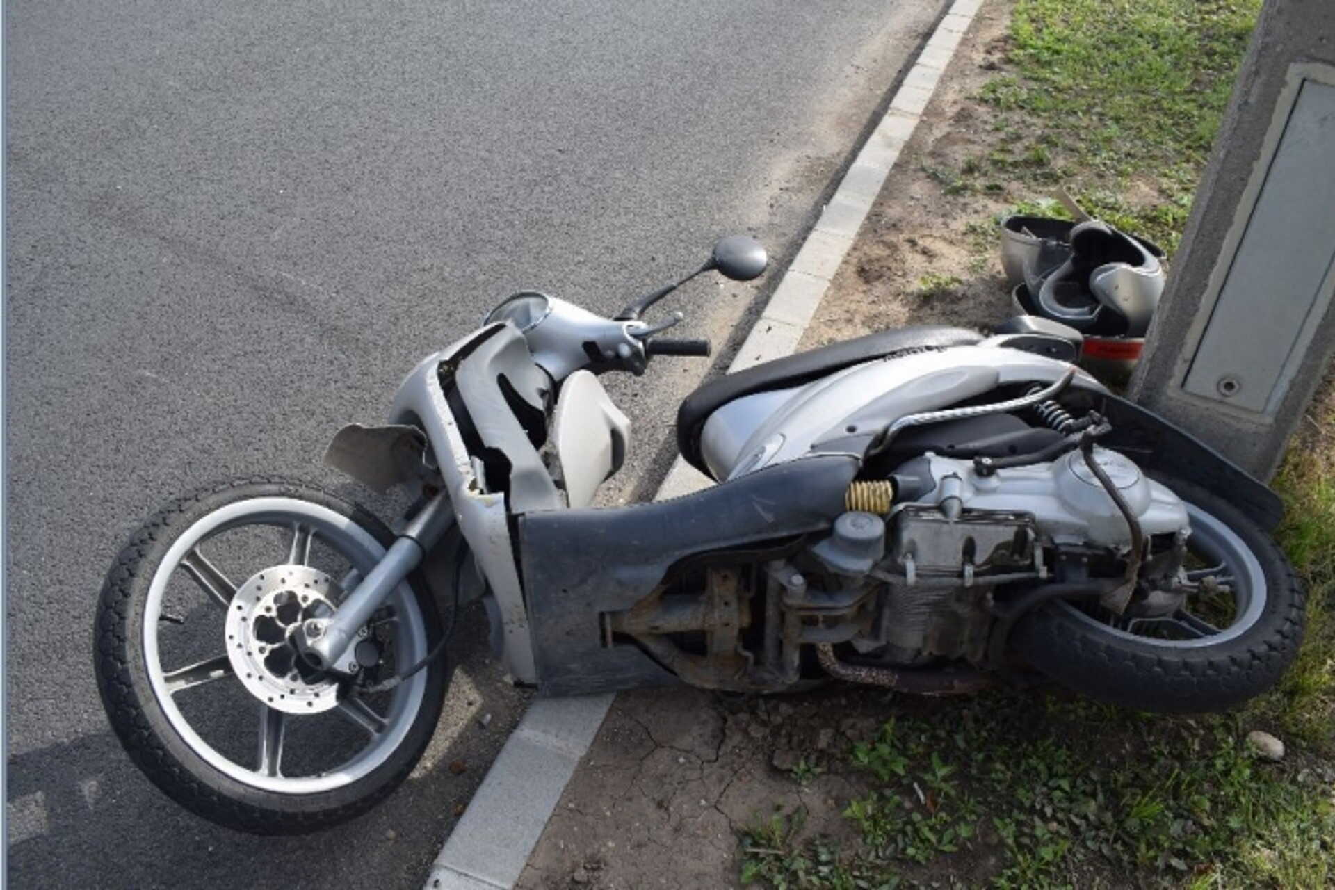 motoros baleset