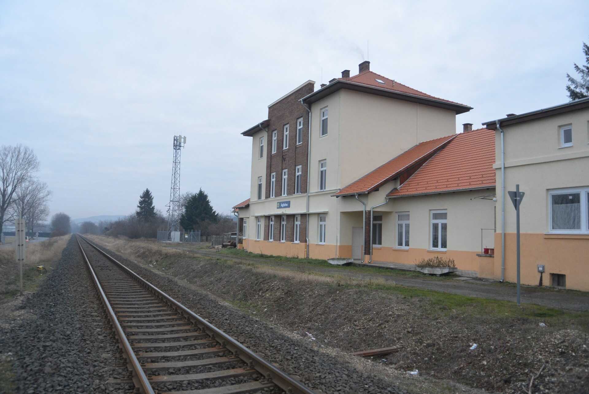 Ágfalva egykori vasútállomása