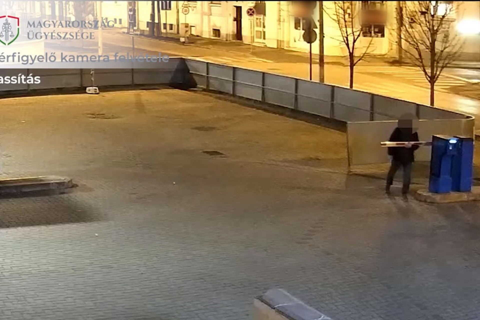 A német férfinek valamiért útban volt a sorompó.